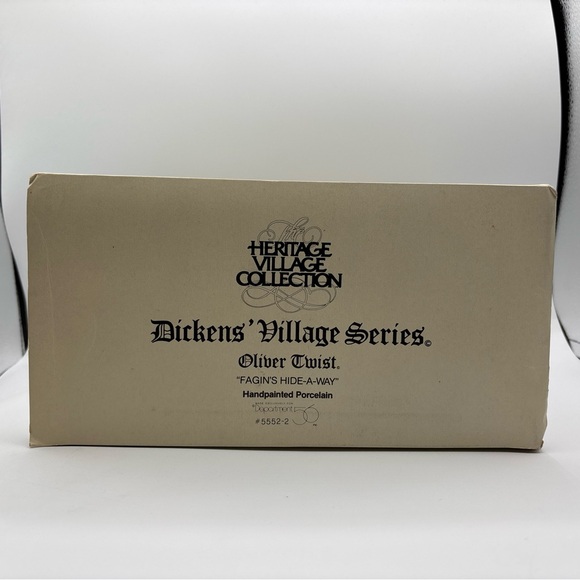 Dept 56 1990 Vintage HVC Dickens Village Oliver Twist Fagin’s Hide-a-way 5552-2 - Picture 9 of 12